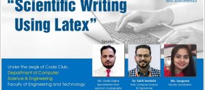 Read more about the article WORKSHOP ON “SCIENTIFIC WRITING USING LATEX”