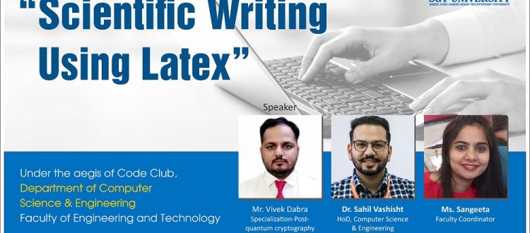 You are currently viewing WORKSHOP ON “SCIENTIFIC WRITING USING LATEX”