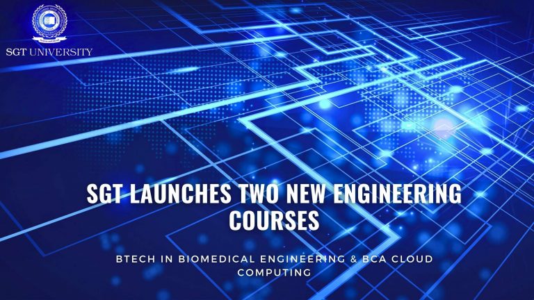 SGT University Launches Two New Courses in Engineering